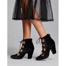 Incaltaminte Femei Forever21 Mia Velvet Cutout Booties Black