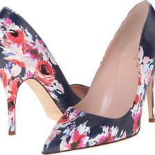 Kate Spade New York Licorice Multi Blurry Floral Nappa