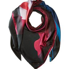 Accesorii Femei Ted Baker Debbie Stencilled Stem Square Scarf Deep Pink