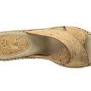 Incaltaminte Femei Johnston Murphy Arlene Cross Band Natural Metallic Cork