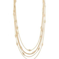 Bijuterii Femei Forever21 Leaf Charm Layered Necklace Gold