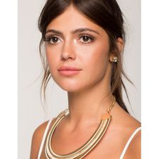 Bijuterii Femei CheapChic Questa Trichain Necklace Met Gold