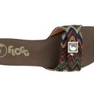 Incaltaminte Femei Flogg Malibu Zigzag Wedge Sandal Brown Multi