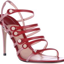 Gucci Heel Sandals Malaga Red