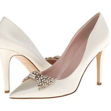 Incaltaminte Femei Kate Spade New York Pezz Ivory Satin