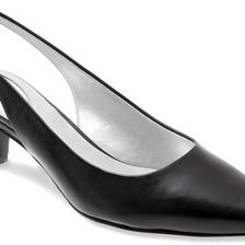 Trotters Prima Black Soft Kid Leather