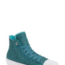 Incaltaminte Femei Converse Chuck Taylor All Star Chuck II Mesh High Top Sneaker AEGEAN AQUA WHITE