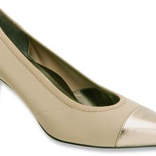 Ros Hommerson Keisha Pewter Stretch Fabric/Pewter Patent