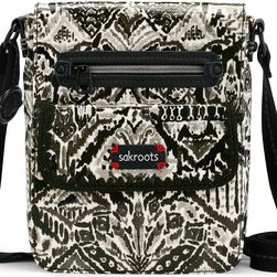 Sakroots Artist Circle Small Flap Messenger Jet Brave Beauti