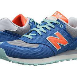 Incaltaminte Femei New Balance WL574 BlueOrange Textile