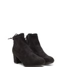 Incaltaminte Femei CheapChic Drawstring Together Block Booties Black