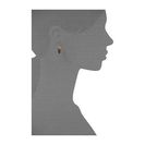 Bijuterii Femei Marc by Marc Jacobs Lost and Found Colored Zipper Pull Stud Earrings Garnet