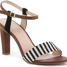 Seychelles Prime Black/White Striped/Whiskey