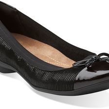 Clarks Candra Glow Black Suede