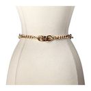 Accesorii Femei Michael Kors Chain Belt with Metal and Tortoise Rings Gold