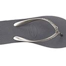 Incaltaminte Femei Havaianas Highlight Glamour Flip Flops Steel Grey