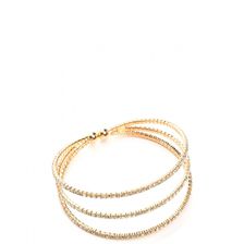 Bijuterii Femei CheapChic Puttin\' On The Glitz Jeweled Bracelet Goldclear