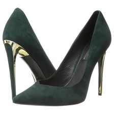 Rachel Zoe Via Green Kid Suede