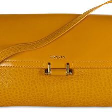 Lanvin Calfskin Clutch Bag - Tan N/A