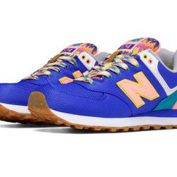 Incaltaminte Femei New Balance 574 Weekend Expedition Pacific Blue with Green Cosmic Coral