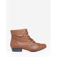 Incaltaminte Femei CheapChic Hook You In Bootie Cognac