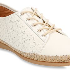 Clarks Reeney Rita Off White Leather