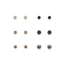 Bijuterii Femei Forever21 Faux Gem Stud Set Goldmulti