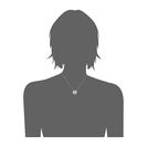Bijuterii Femei Michael Kors Disc Pendant Necklace SilverMother-of-PearlClear