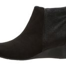 Incaltaminte Femei Rockport Total Motion 45mm Wedge Bootie Black KidHair On