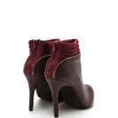 Incaltaminte Femei CheapChic Zipping Around Padded Cuff Booties Oxblood