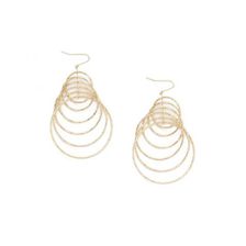 Bijuterii Femei Forever21 Hoop Chain Drop Earrings Gold