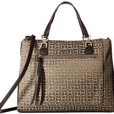 Tommy Hilfiger Naomi - Convertible Shopper Tan/Dark Chocolate