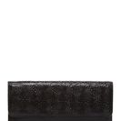 Accesorii Femei Hobo Vintage Sadie Trifold Leather Wallet EMBOSSED BLACK