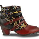 Incaltaminte Femei Spring Step L\' Artiste by Redding Bootie RedBlack Multi