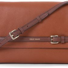 Cole Haan Emery Flap Crossbody Woodbury/Harvest Brown