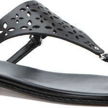 Michael Kors Darci Flat Black Leather