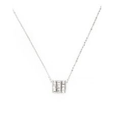 Bijuterii Femei Forever21 Hoop Pendant Necklace Silverclear