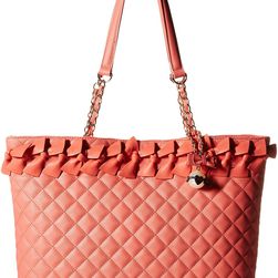Betsey Johnson Family Ties Tote Coral