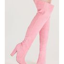 Incaltaminte Femei CheapChic Walking Tall Over-the-knee Boots Pink