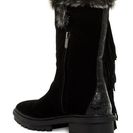 Incaltaminte Femei Sam Edelman Tilden Faux Fur Fringe Boot BLACK