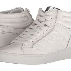 Incaltaminte Femei Michael Kors Paige Quilted High Top Optic White