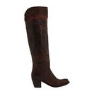 Incaltaminte Femei Frye Jane Tall Cuff Dark Brown Burnished Leather