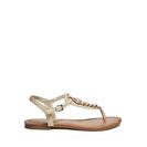 Incaltaminte Femei GUESS Sian T-Strap Sandals light natural leather