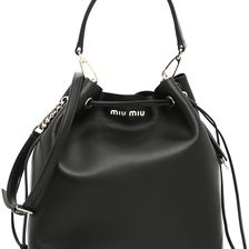 Miu Miu Soft Calf Bucket Bag NERO