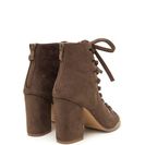 Incaltaminte Femei CheapChic Street Cred Chunky Laced Cut-out Booties Taupe