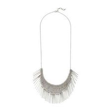 Bijuterii Femei Lucky Brand Major Fringe Necklace Silver