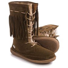 Incaltaminte Femei Woolrich Pocono Creek Boots - Suede CHINCHILLACAMO (01)