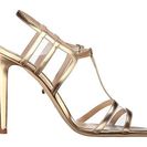 Incaltaminte Femei Diane Von Furstenberg Viola Too Gold Metallic NappaClear PVC