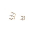 Bijuterii Femei Forever21 Faux Gem Ear Cuffs Goldclear