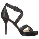 Incaltaminte Femei Michael Kors Evie Platform Black Sparkle Metallic